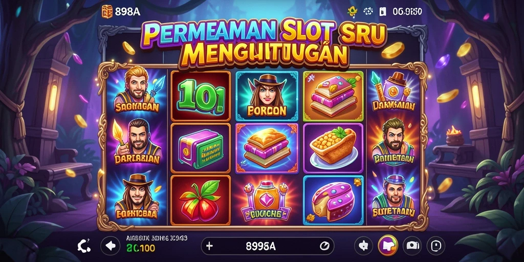 Tampilan gameplay menarik dari aplikasi 898A yang penuh warna.