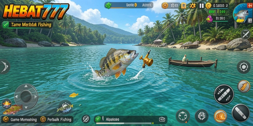 Tangkapan ikan yang menakjubkan dalam gameplay Fishing HEBAT777.