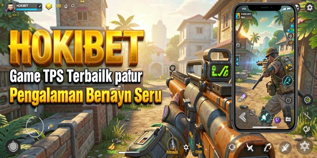 Tampilan gameplay HOKIBET yang seru dan mendebarkan dalam mode TPS.