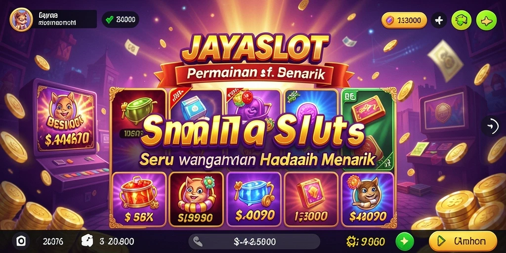 Tampilan gameplay menarik dari JAYASLOT dengan efek visual yang menakjubkan.