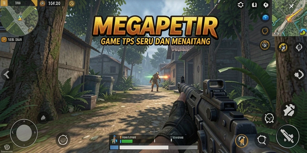Tangkapan layar dari gameplay TPS yang menegangkan di MEGAPETIR.