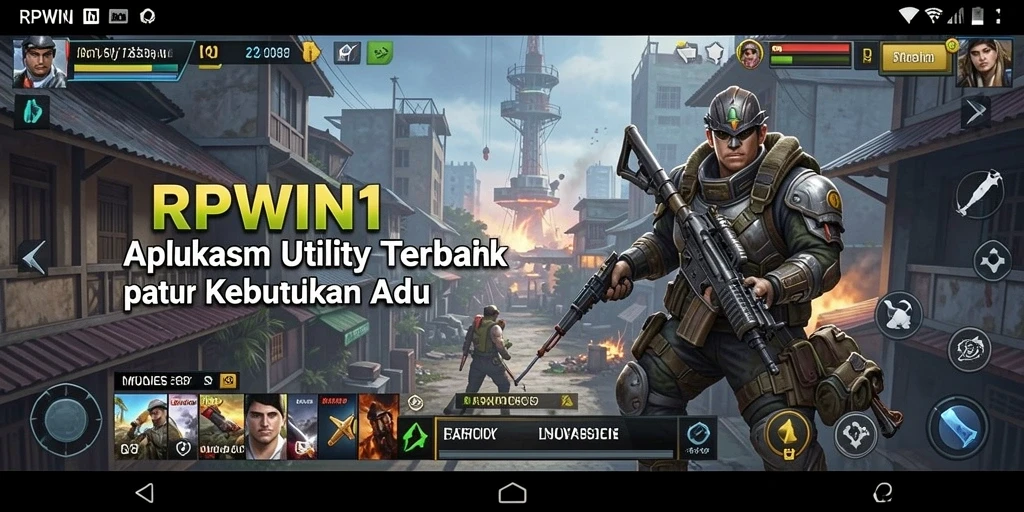 Tampilan screenshot utama RPWIN1 menampilkan antarmuka aplikasi Utility yang intuitif.