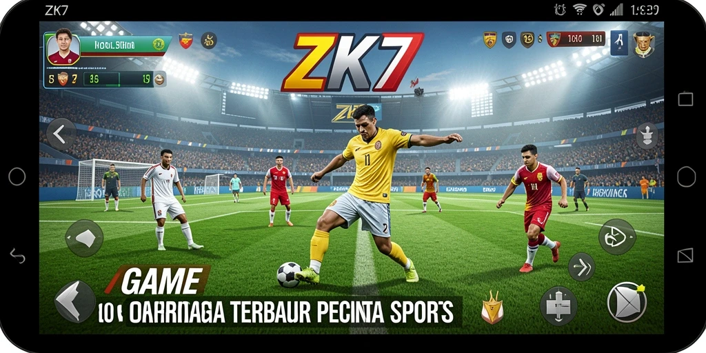 Tampilan gameplay seru dan menantang di ZK7.